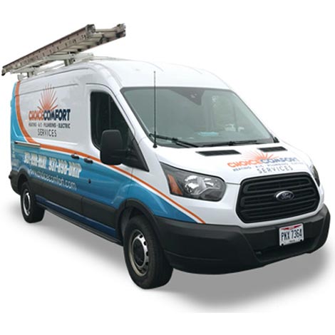 Choicecomfort Heating, Air Conditioning, Plumbing and Electric Services Van in Dayton, OH